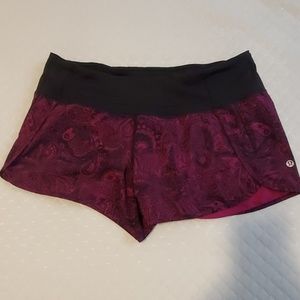 Lululemon speed shorts